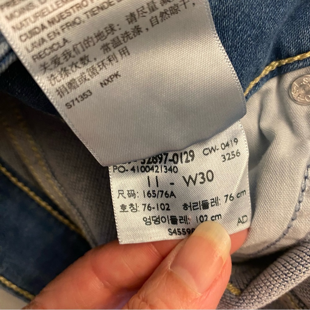 1822 Women’s Denim Ankle Blue Jeans Sz 10 - Picture 9 of 9